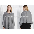 cheap price wholesale cashmere poncho, 100% mongolia cashmere from China